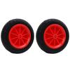1 Pair 10 Inch Kayak Cart Solid Tire Wheel Replacement Puncture Proof for Kayak Canoe Trolley Cart