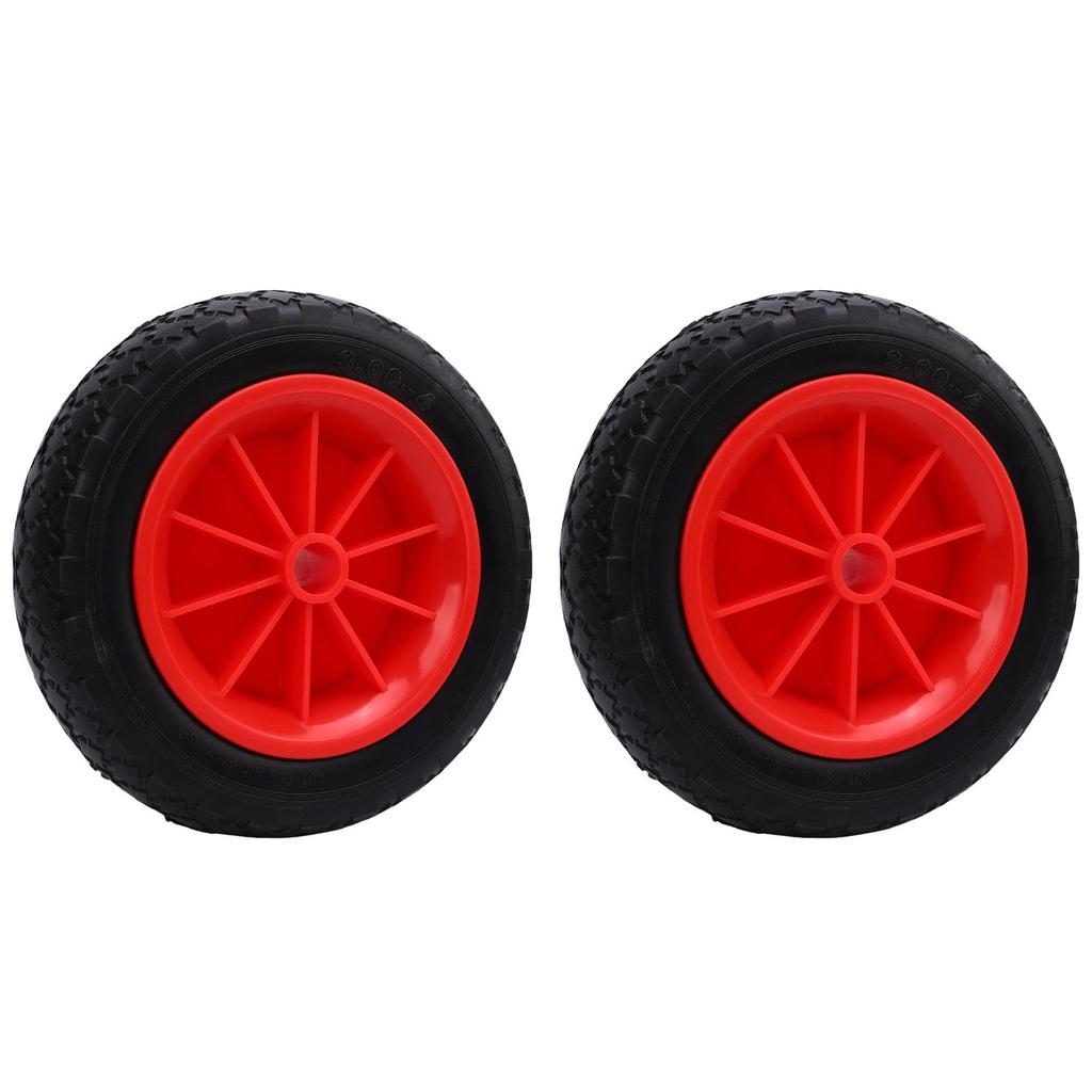 1 Pair 10 Inch Kayak Cart Solid Tire Wheel Replacement Puncture Proof for Kayak Canoe Trolley Cart