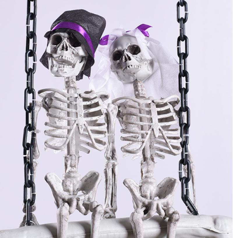 Neuer Lustiger Halloween Schmuck Braut Bräutigam Skelett Hängende Heimdekoration Spukhaus Deko Kreative Partyartikel Paar DIY