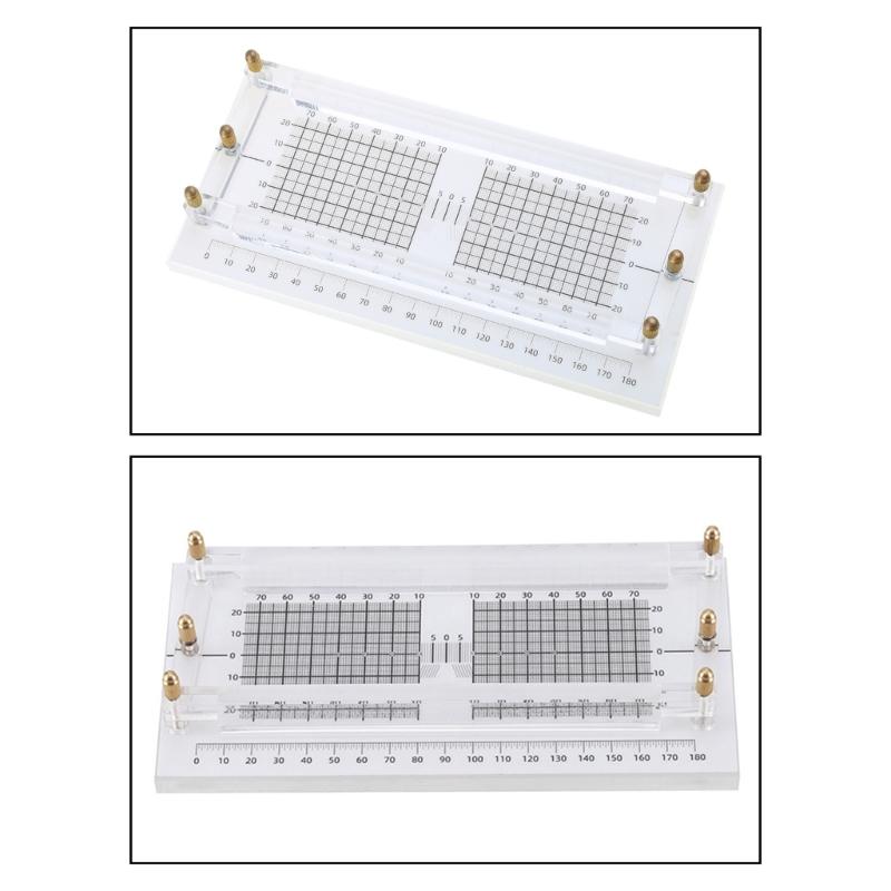 Compact Eyeglasses Parallelism Measuring Tool Frame Parallel Measuring Instrument ABS Material Pupil Distance/Height