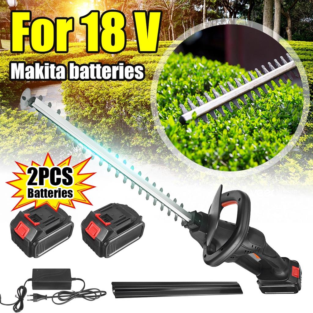 Hedge Trimmer Brushless Cordless Hedge Trimmer Batteries 18V Dual Action Pruning Saw Hedge Cutter Rotating Handle Tools