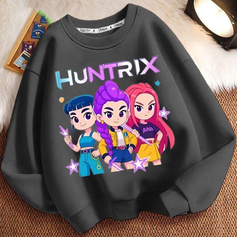 Children's Fashion Sweatshirts for Spring and Autumn, Long-sleeved Casual Sweatshirts for Boys and Girls