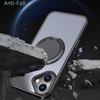 For iPhone 16 Phone Case Ring Kickstand Back Cover Compatible with MagSafe