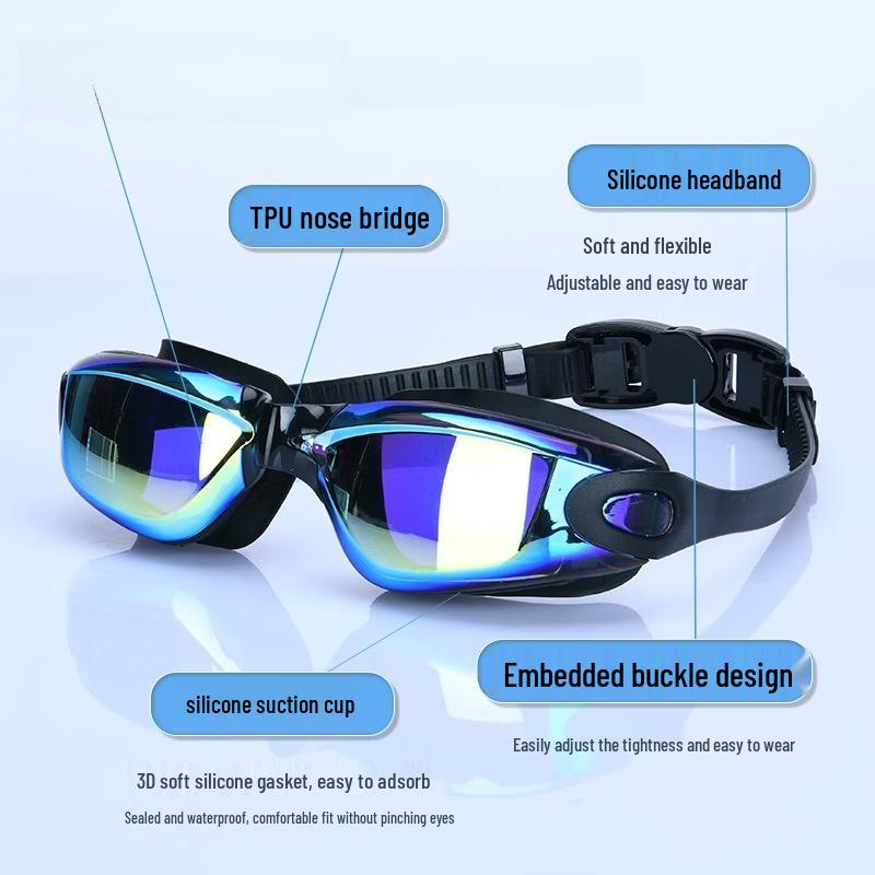 Alliance Envoy Anti-Fog Silicone Swimming Goggles