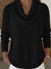 2025 Women's Autumn/Winter Solid Color Long Sleeve Sweater