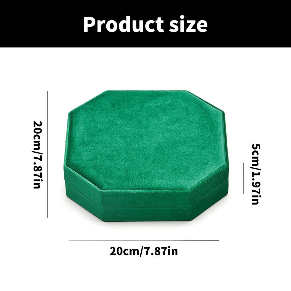 Elegant Necklace Storage Box Elegant Jewelry Case Necklace Box Velvet Texture Suitable for Necklace Earring Jewelry