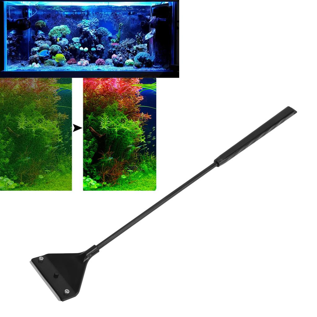 Aquarium Algae Scraper Algae Remover Handle Cleaning Brush Algae Removal Tool for Artifact Aquarium Fish
