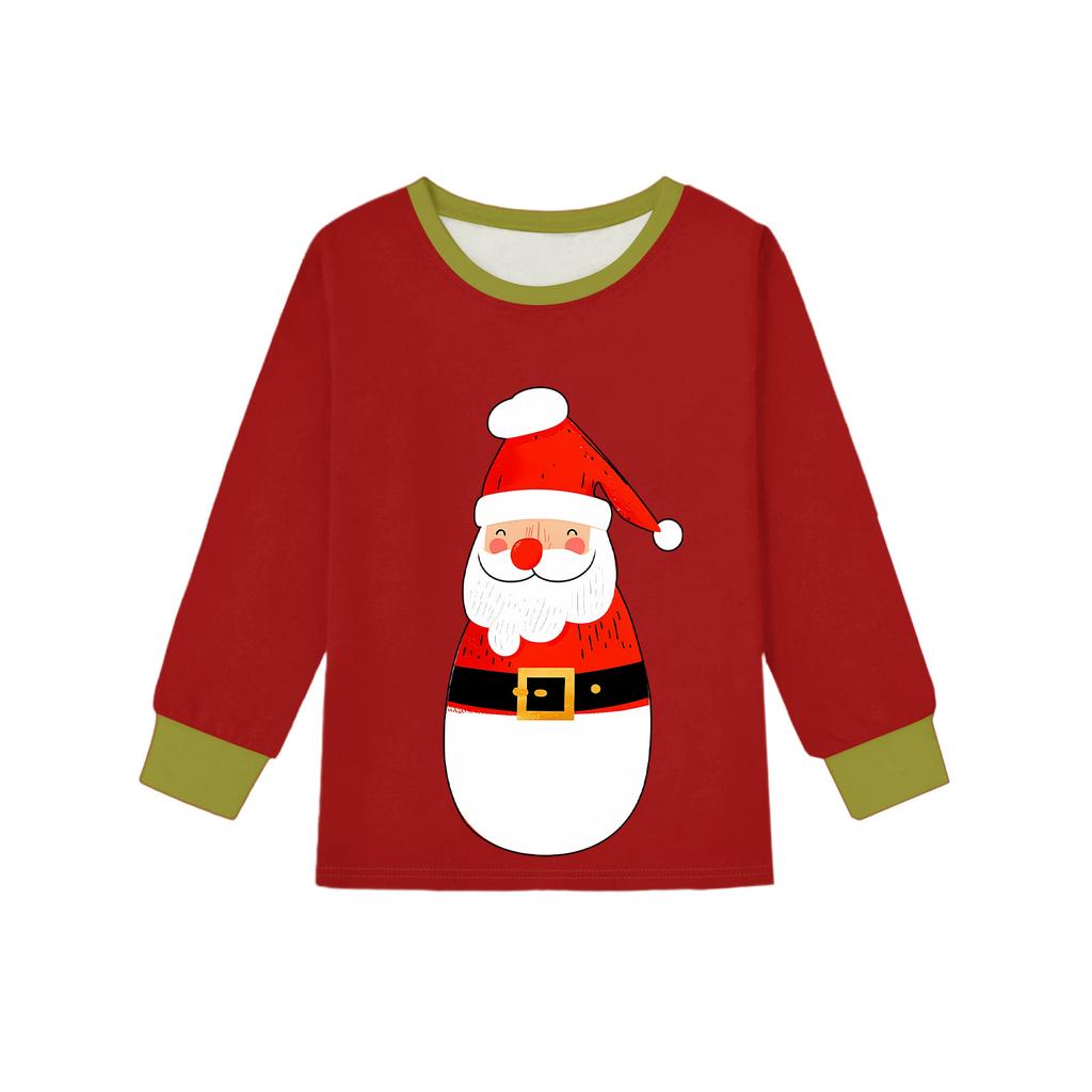 Children's Fashion Suit Skirt Round Neck Long Sleeve Top Pants