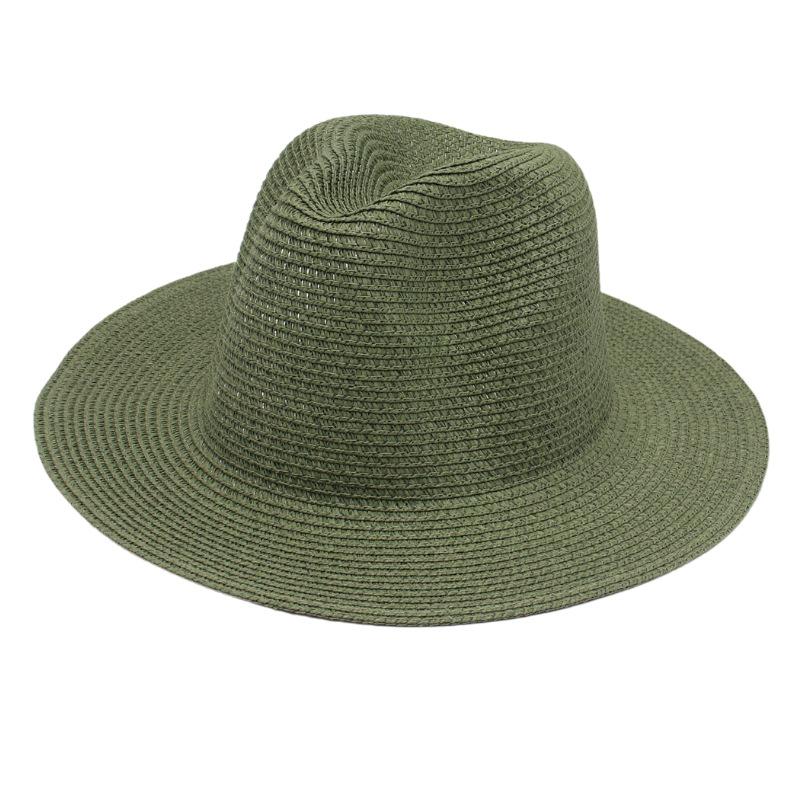 Spring And Summer New Panama Straw Hat European And American Style Jazz Hat Fedora Top Hat Panama Hat Straw Hat