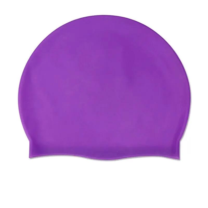 Swimming Cap Silicone Waterproof Swim Hat for Men Women Adult Kids Pool Caps Diving Swimming Equipment Elastic Caps 2025
