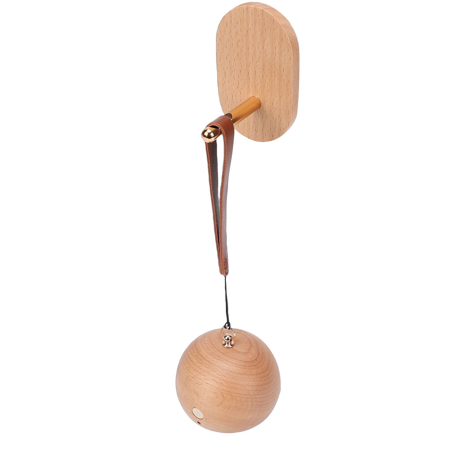 

Voice Control Night Light 3 Brightness Levels Wooden Portable LED Night Light for Bedroom