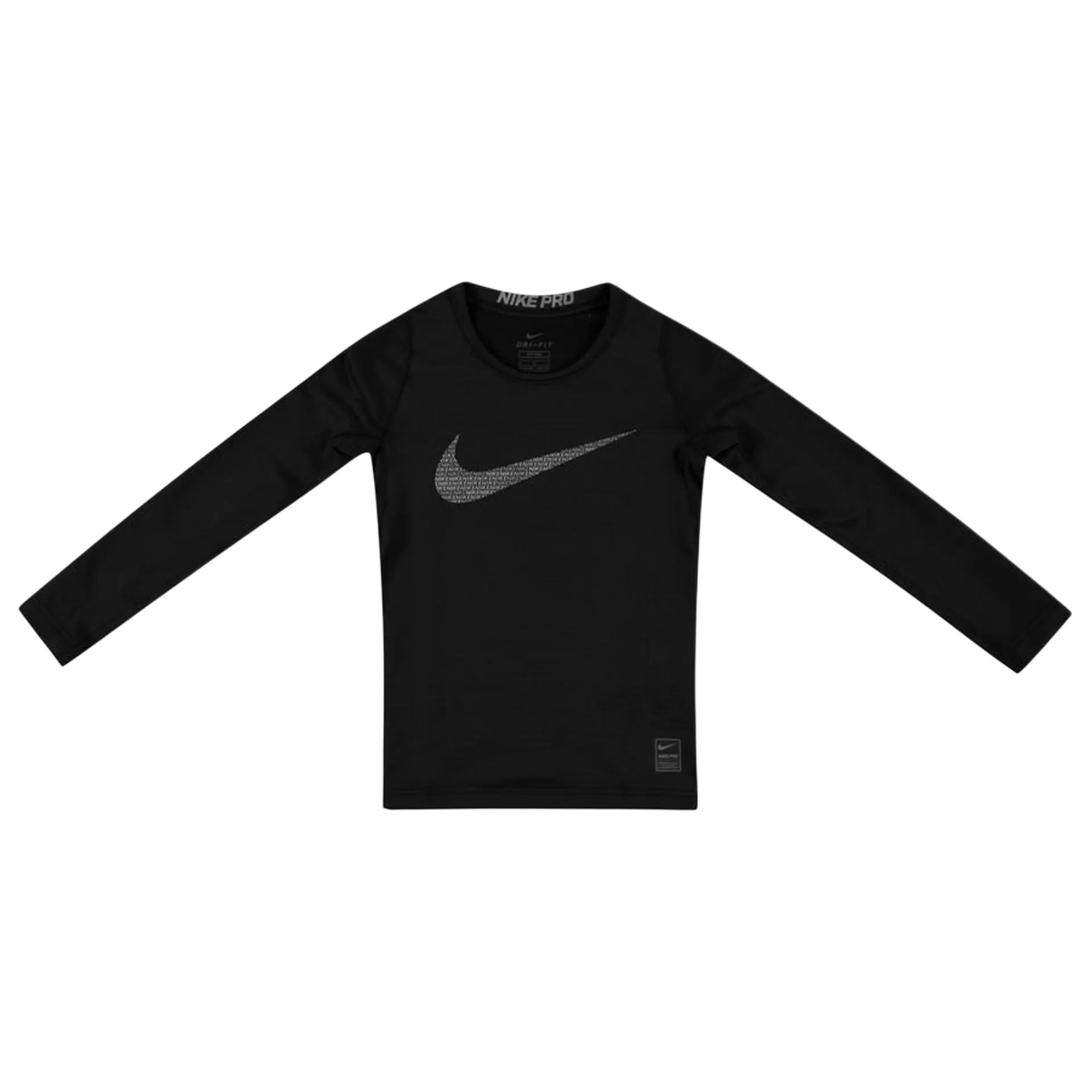

Nike Dri-Fit Pro Swoosh Series Warm Crew Neck Long Sleeve Kids Tops AH0252-010 L