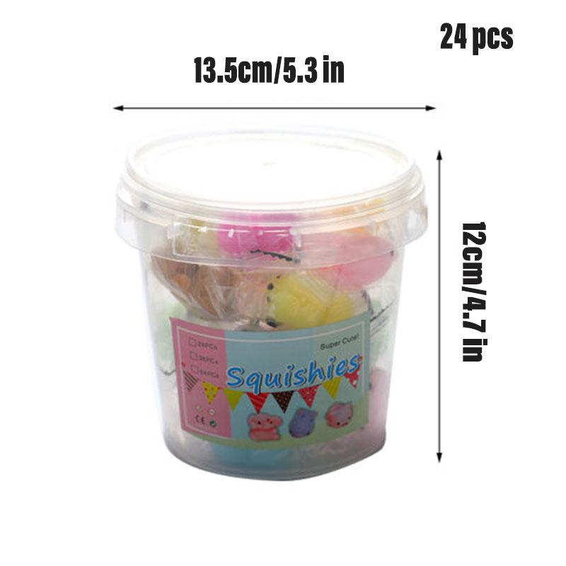 

Милые 24 шт. Сквиши Животные Антистресс Мяч Моти Снятие Стресса Игрушки Детские Подарки 24PCS