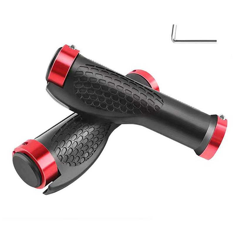 Bicycle Grips Soft Rubber For Mountain Bike Shockproof Anti-Slip Handlebar Cover Lock On Ergonomic Cycling Handle Bar Parts