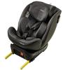 Siège-auto pivotant - BBGO - Wondersafe - Naissance à 12 ans - I-SIZE 40-150cm - ISOFIX Top tether - Gris - Fibre bambou Simili cuir