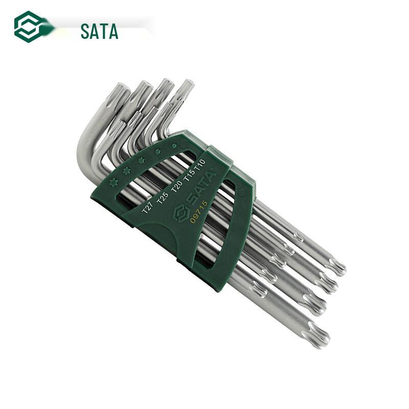 SATA 09715 9-Piece Long Ball-End Torx Wrench Set