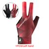 1Pcs Billiard Gloves Three Fingers Thin Breathable Mesh Surface Open-fingered Billiard Silicone Non-slip Gloves Men Women
