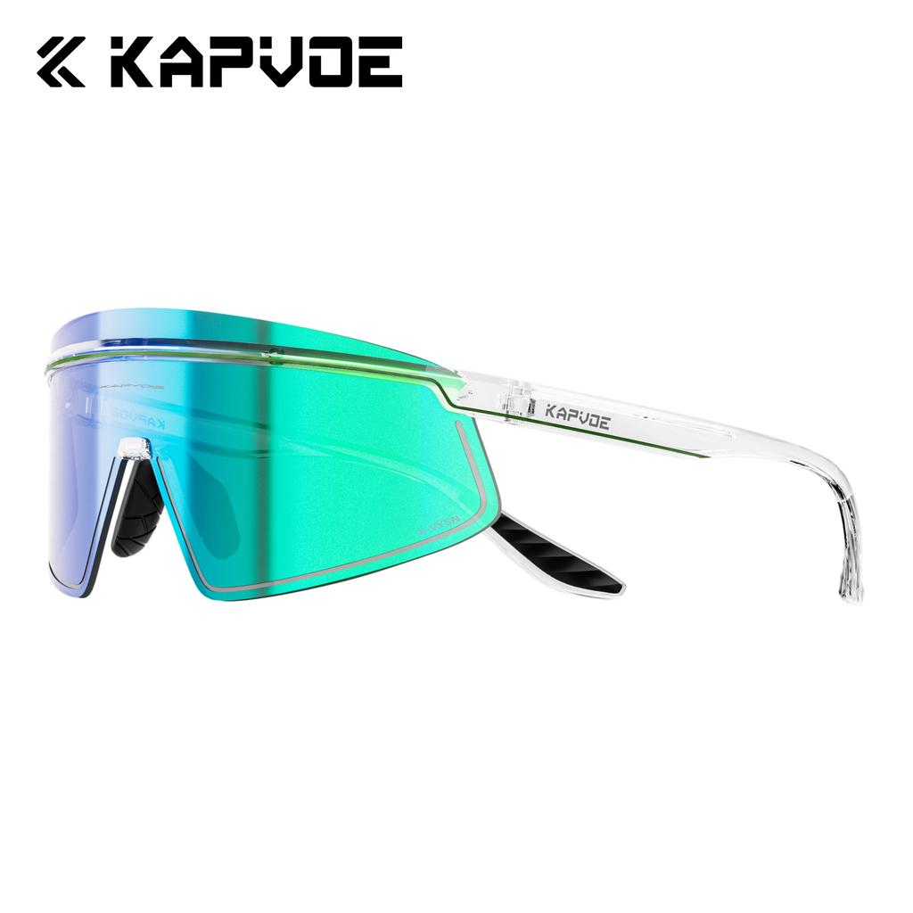 Kapvoe Sports Sunglasses Road Bike Mountain Bicycle Cycl Glasses Riding Goggle Sports Eyewear for Man Women Cycling Glasses