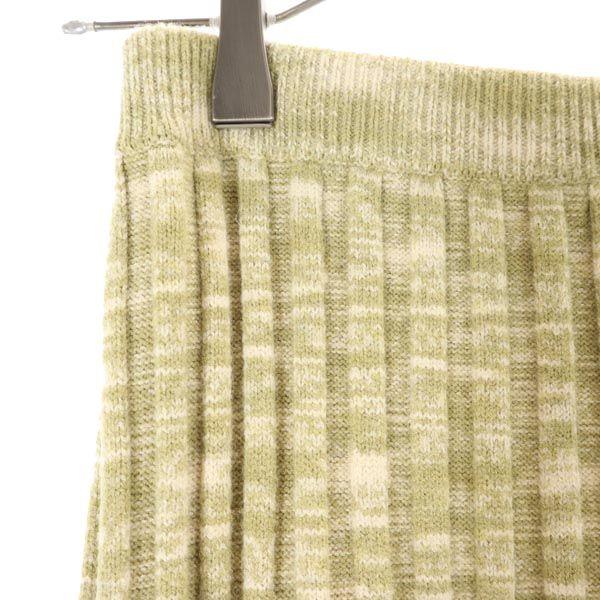 SNIDEL No sleeve knit Setup F khaki Knit skirt Women Used