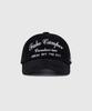 FAKE CAMPER Script Vintage Ball Cap [Black]