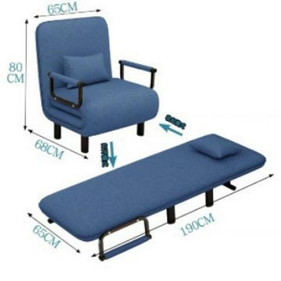 Convertible Sofa Bed for Small Apartments - Dual-Use, Lazy Living Room Furniture, Multifunctional Double or Single Option