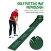 Authentic Golf Putting Practice Mat Automatic Ball Return and Direction Line for Real Green Feel Indoor Outdoor Training