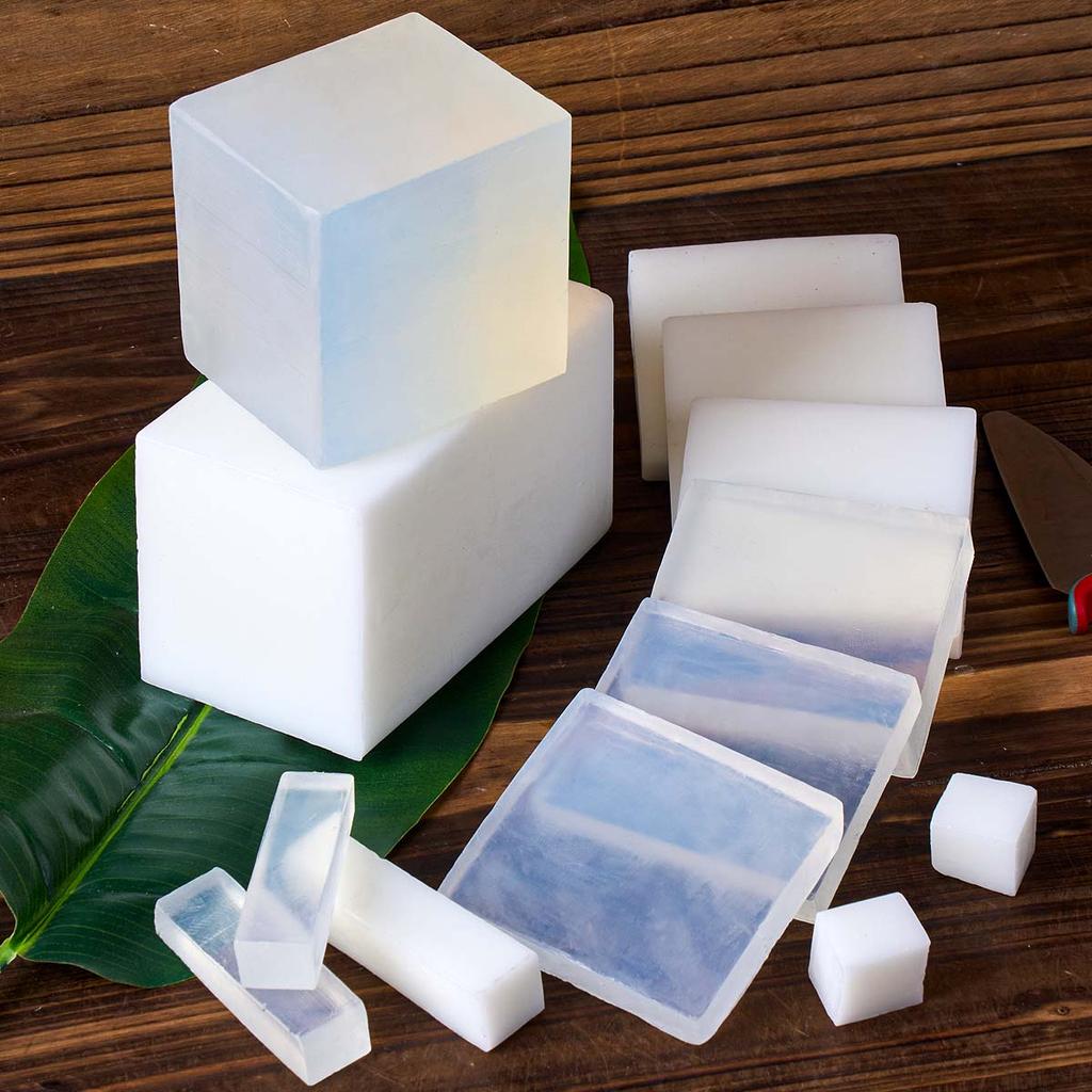 1000g Glycerin Soap Base DIY Handmade Soap Base Transparent White Melt Pour Making Soap Aromath Bath Raw Materials Wholesale