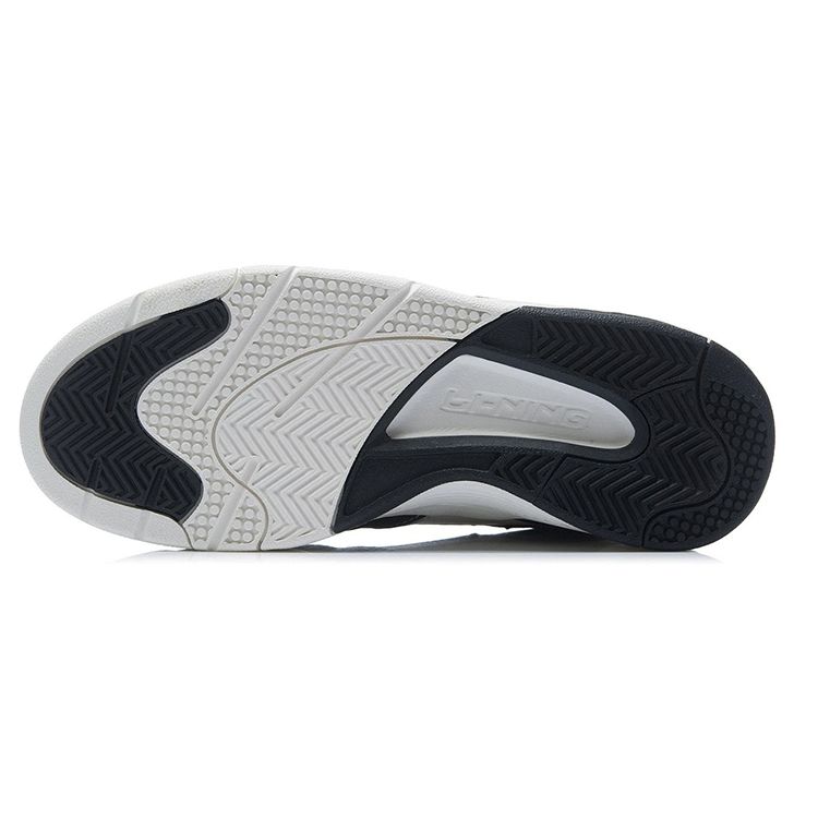 Li-Ning Retro 80er Weich Bequem Langlebig Leicht Low-Top Vintage Basketballschuhe Damen Sneaker Schwarz AGBR086-1