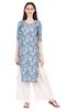 Phagun Women  S Printed Straight Cotton Kurti Elbow Sleeve Indian Kurta Ethnic Casual