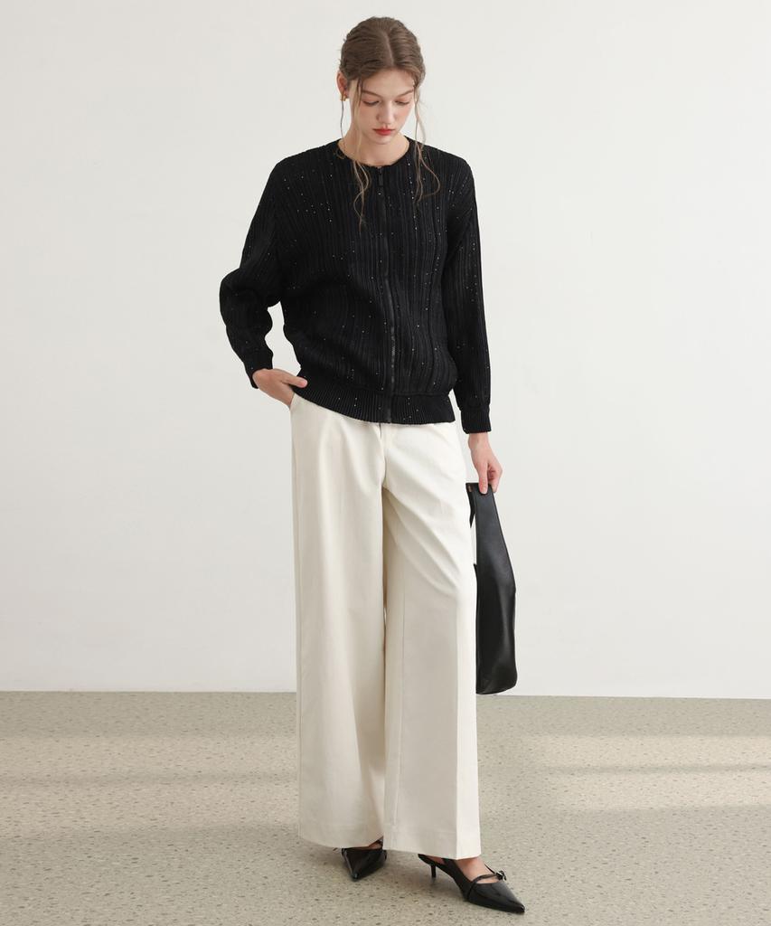 Epelleu Noir Wide Long Slacks