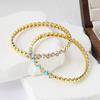 European and American Oil Dripping Devil's Eye Bracelet Colorful Heart-shaped Bracelet Women's Trendy Jewelry