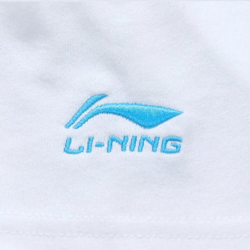 Li Ning Dazzling Star Letter Print Short Sleeve T-Shirt Comfortable Versatile Skin-Friendly Shorts Casual Sports Suit Unisex suit AHSU969-3+YKSV129-1