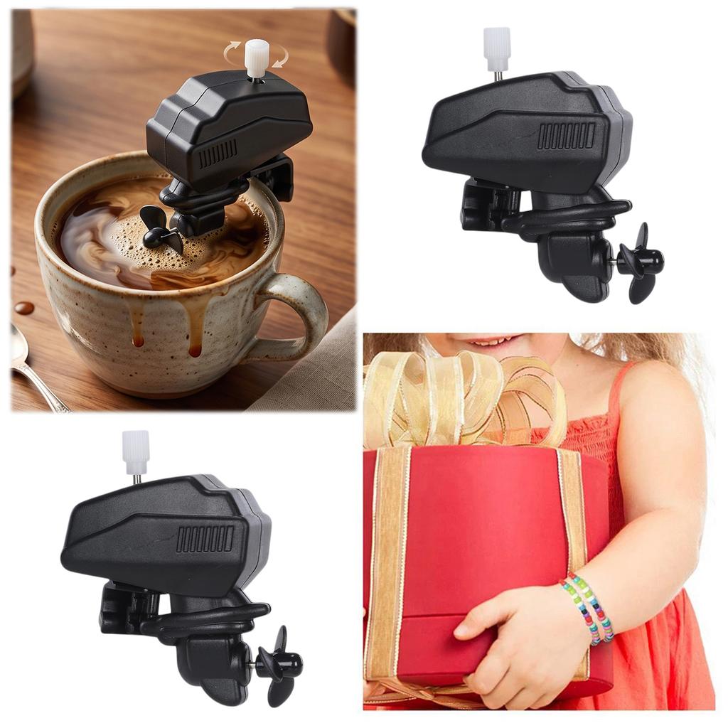 10 Pcs Boat Motor Coffee Stirrer Wind Up Outboard Motor Coffee Mixer Marine Engine Coffees Mixer for Coffee Milk Tea and Juice