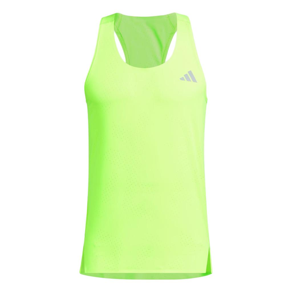 Adidas Running Tank Top Unisex Bright Lemon/Dark Silver Gray JZ2152-