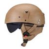 Vintage-Style Open Face Motorcycle Helmet Adults Unisex ABS Half With 3C Certification