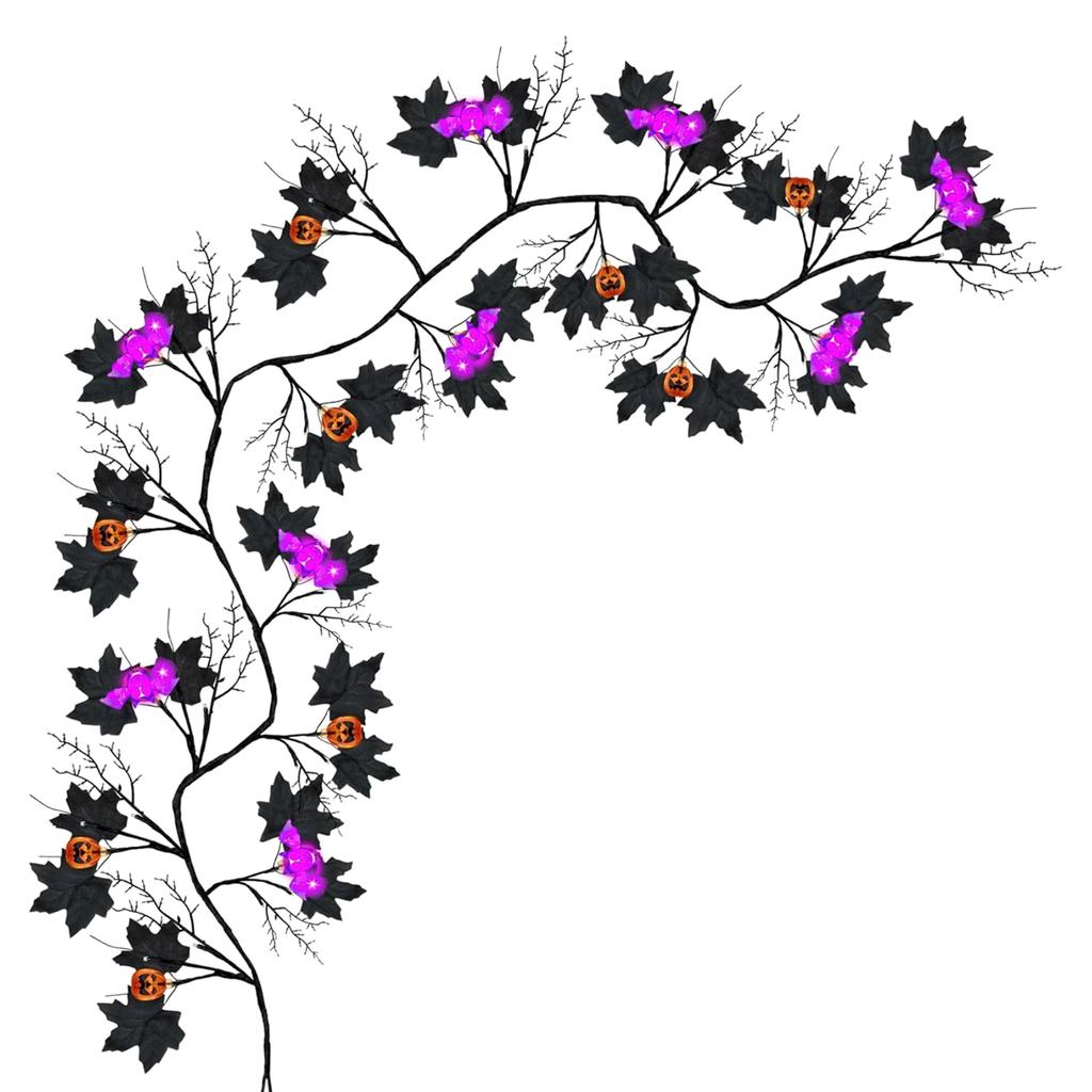 Led HalloweenPumpkinLantern StringsGhost Festival Decorative String Lights, Festival Decoration Colorful Lights