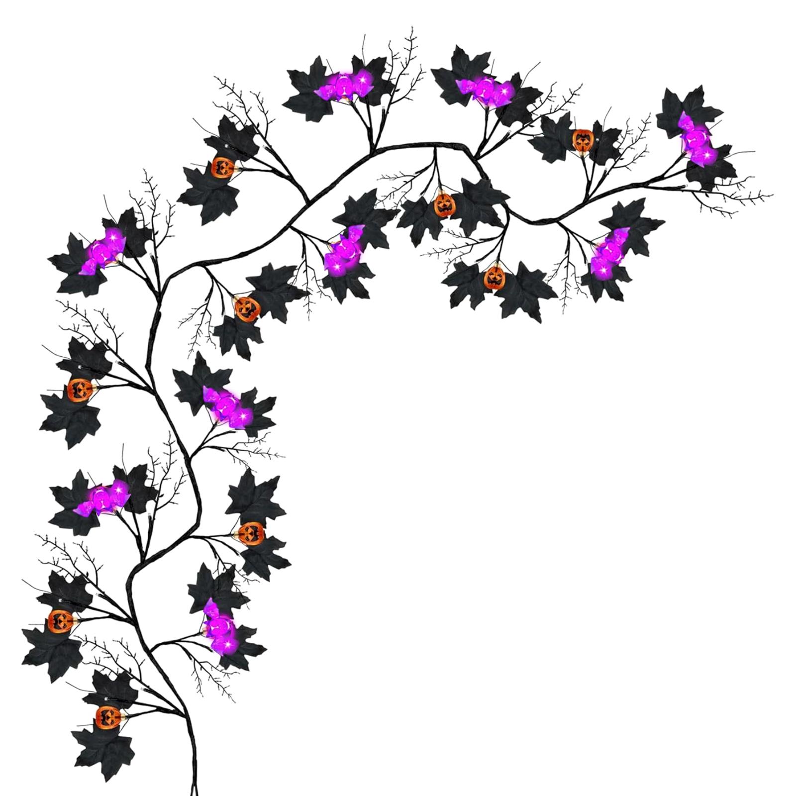 

Led HalloweenPumpkinLantern StringsGhost Festival Decorative String Lights, Festival Decoration Colorful Lights One Size фиолетовый