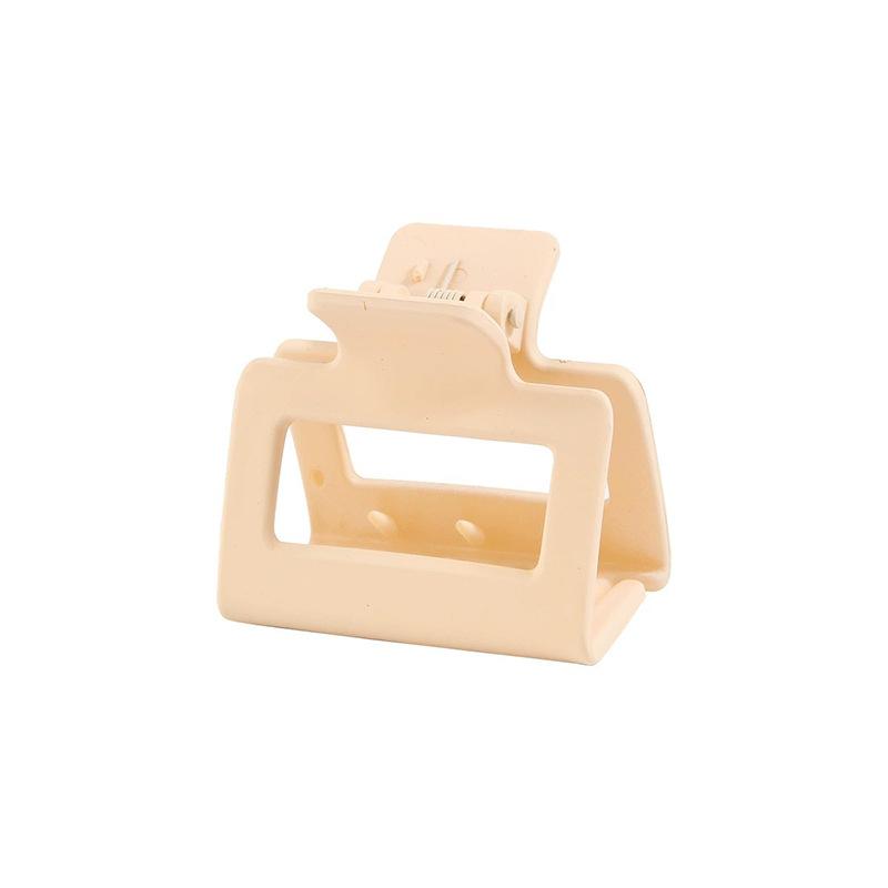Seamless Spray Paint Cross-border Frosted Hair Clip Rectangular Claw Clip Large Hair Shark Clip