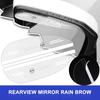 2Pcs Car Rearview Mirror Rain Eyebrow Sun Shade Protector Sticker For Volvo 240 C70 S40 S50 S60 S70 S80 S90 V40 V50 V60 V90 XC40 XC60 XC90 Vnl Truck