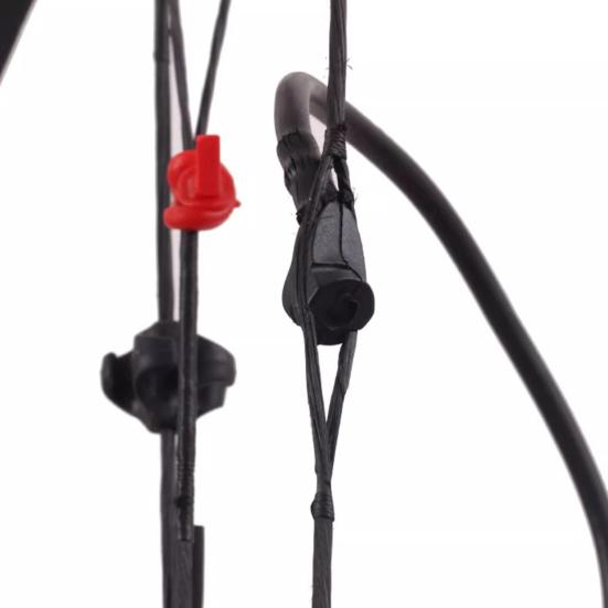 Streng Kikkhull Gummi Slange Compoundbue Streng Kikkhull Bueskyting Peep Sights Slange for Jakt Skyting Mål Tilbehør