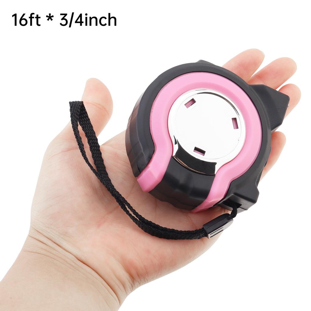 16 Foot 3/4 Inch Self Locking Tape Measure Heavy Duty Imperial Fraction Markings Professional