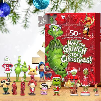 Calendário do Advento de Natal 24 peças Ideia de Presente para Encher Meia de Natal para Férias de Natal
