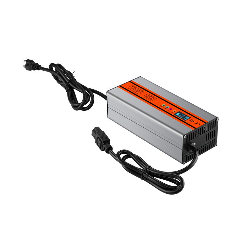 Adjustable 15A EV Lithium Battery Charger, 48V/60V/72V, 110V Input (US Standard)
