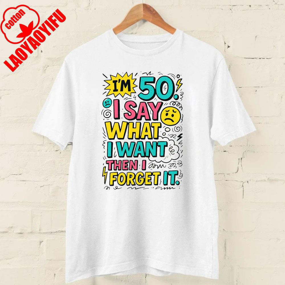 50th Birthday T Shirt 2025 1975 A Legend Was Born Retro Heavy Metal Rock Music Style Fiftieth Gifts for Him Personality Tops