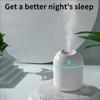 250ML Usb Water Refill Spray Humidifier With Color Lights Super Fog Small Air Humidifier Home Bedroom Office Car Mute Humidifier