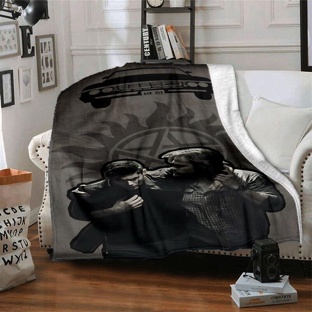 1pc Supernatural 30 Blanket Soft Warm Throw for Home, Office, Travel All Season Cozy Bedding Gift, Office Cozy Accessory