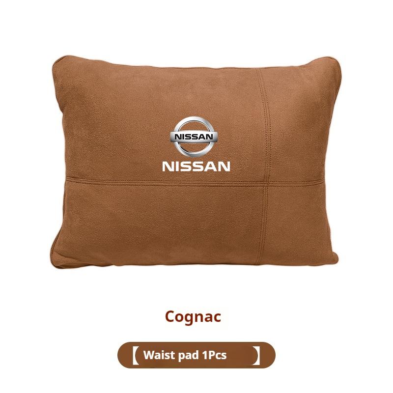 Car Headrest Lumbar Rest Cushion Neck Support Neck Pillow For Nissan X-Trail Qashqai Sentra Serena Tiida Teana Juke Leaf Micra