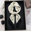 2026 Neues Florales Muster Satin Seiden Schal 70cm Kleines Quadratisches Halstuch Damen Vielseitiges Dekoratives Bandana