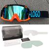 Outdoor Cycling Goggles Mountain Bike Dirt ATV Snowboarding Windproof Sport Sunglasses With Interchangeable Lenses