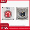 LAY38 Waterproof Emergency Stop Button Box, 22MM Control Box for Elevator, Single or Double Hole Switch